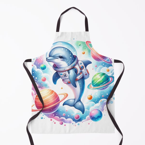 Item preview, Reach for the Stars : Adorable Dolphin Astronaut in Space Adventure! designed and sold by Eksama Design.