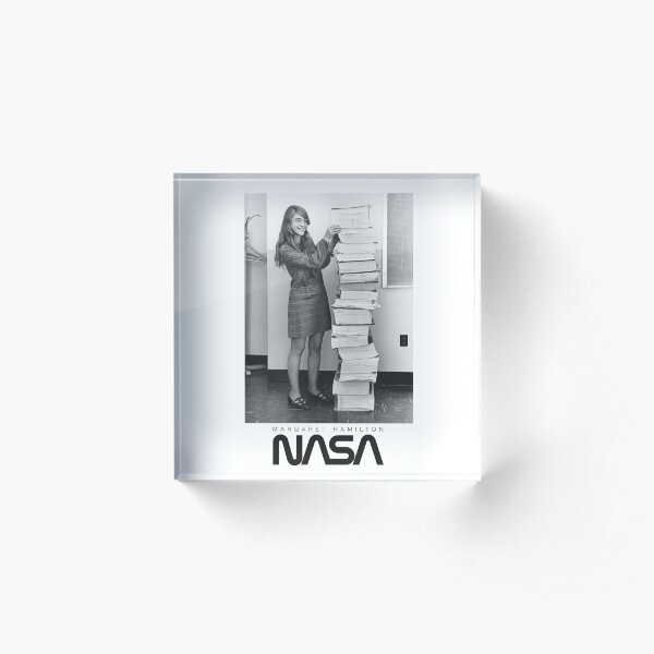 Nasa hero Margaret Hamilton Acrylic Block