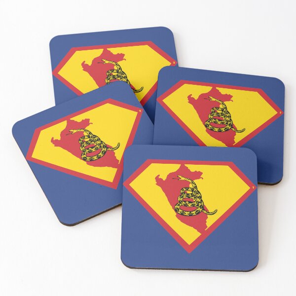 Item preview, PERU   - Freedom Is The Superpower -  Gadsden Snake Flag - Dont Tread On Me SUPERHERO design designed and sold by pelagio.
