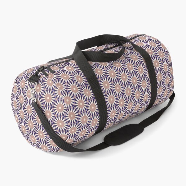 Item preview, Geometric Sunburst Pattern in Navy and Beige designed and sold by Genie-0750.