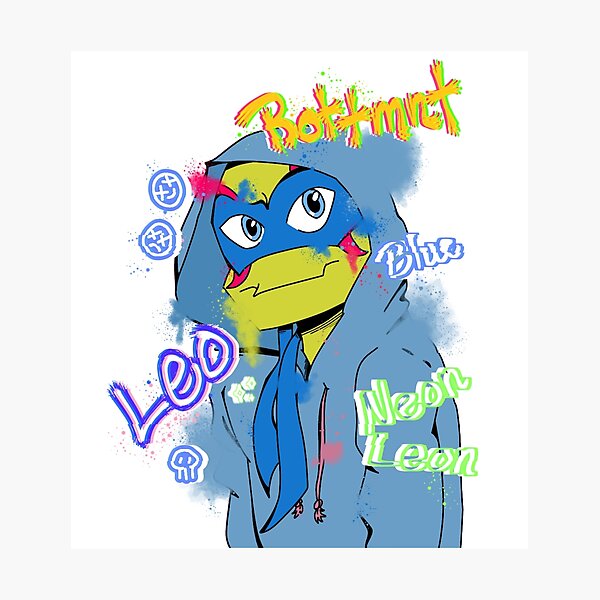 Item preview, Leo in Hoodie spray paint designed and sold by Nik's Fanart.