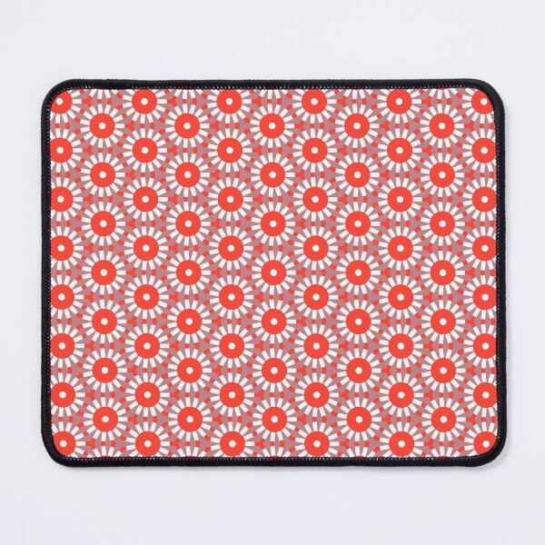 Item preview, Retro Red and White Circular Pattern designed and sold by Genie-0750.