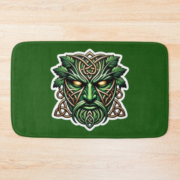Item preview, Celtic Greenman Print designed and sold by PinUpPizzazz.