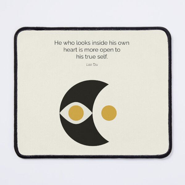 Item preview, Lao Tzu Inside Heart Taoism Quote Artwork designed and sold by kakarikihill.
