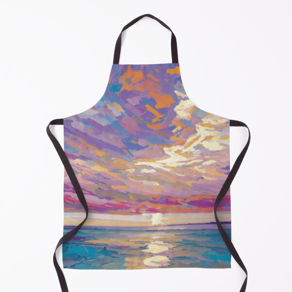 Item preview, Bethany beach Sunset Painting Pinterest Aesthetic designed and sold by druidwolfart.