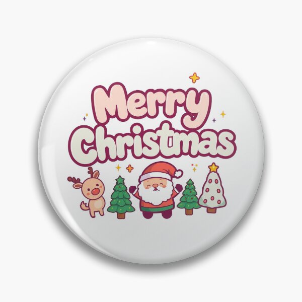 Item preview, Cute Merry Christmas Cartoon Sticker designed and sold by Lamarcy.