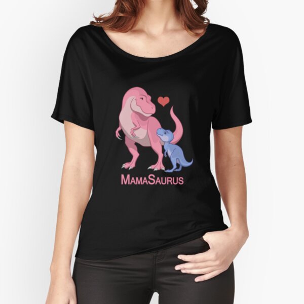 Item preview, MamaSaurus Mother & Baby Boy T-Rex Dinosaurs designed and sold by csforest.