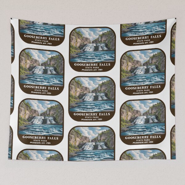 Item preview, Vintage Gooseberry Falls State Park (Minnesota State Park) designed and sold by RabbitK.