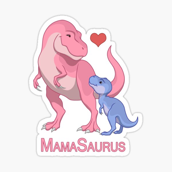 Mama Vinyl Decal Cute gift for Moms Mom Dinosaur sticker