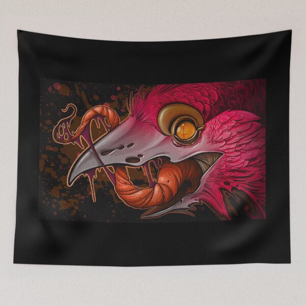 Item preview, Birdy Horror - Red designed and sold by HouseOfWhispers.