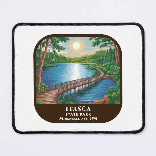 Item preview, Vintage Itasca State Park (Minnesota State Park) designed and sold by RabbitK.