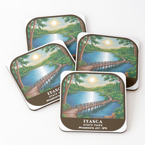 Item preview, Vintage Itasca State Park (Minnesota State Park) designed and sold by RabbitK.