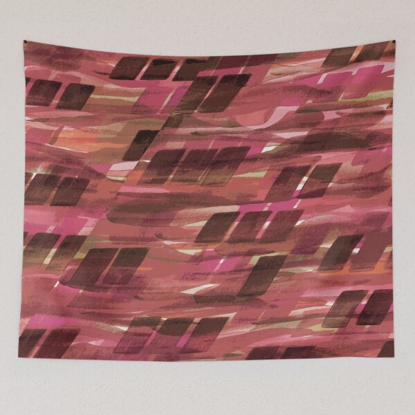 Item preview, Strawberry Chocolate Wind Shear designed and sold by Alexandria Levin.