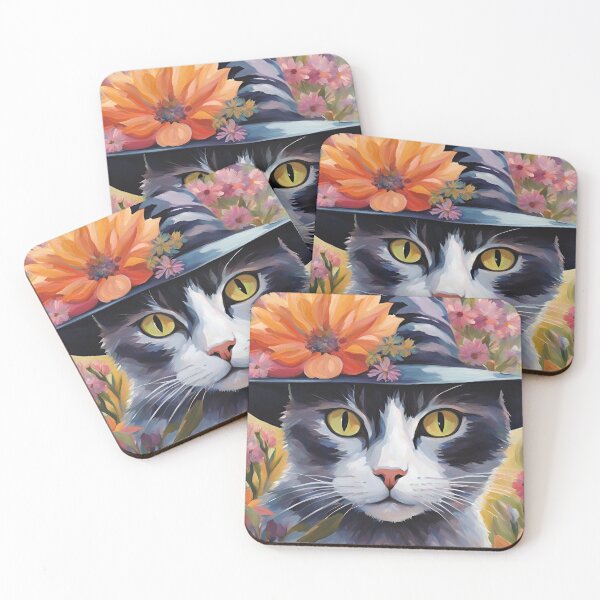 Item preview, Flower Garden Cat designed and sold by Urbanwraps.