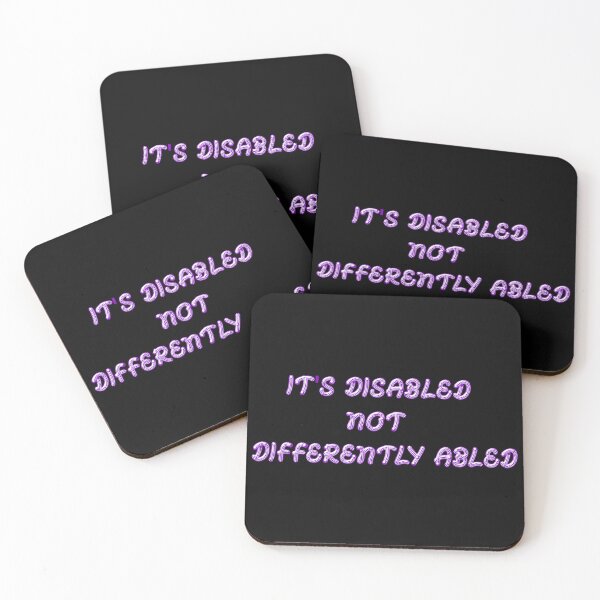 Item preview, It's Disabled not Differently Abled designed and sold by tisha2424.