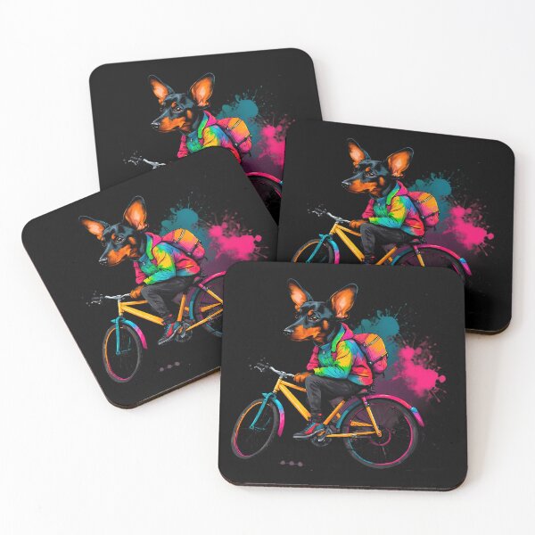 Item preview, Dachshund dog on a bike designed and sold by Furrifico.