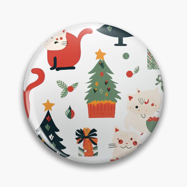 Item preview, Cat and Christmas Cheer designed and sold by Kaiibaby.