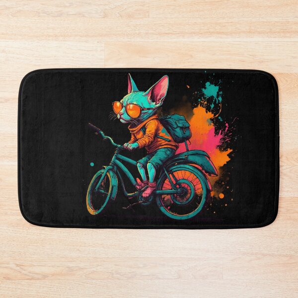 Item preview, Sphynx cat on a bike designed and sold by Furrifico.