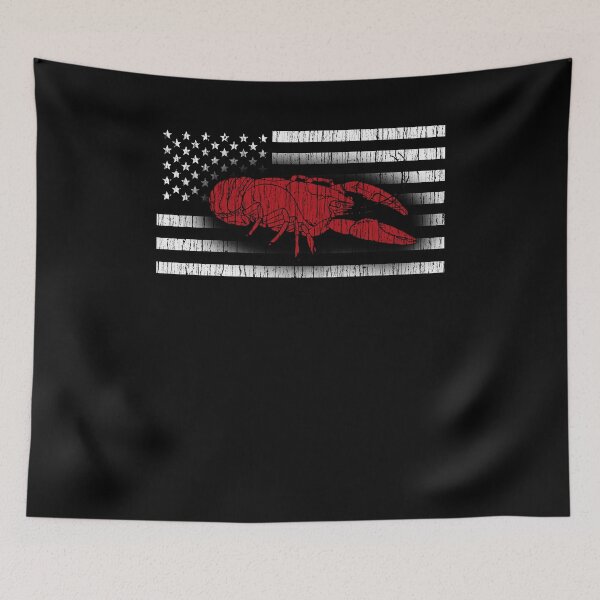 Item preview, Crawfish Pride United States US American Flag Crayfish Cajun Festival Shirts designed and sold by LookTwice.