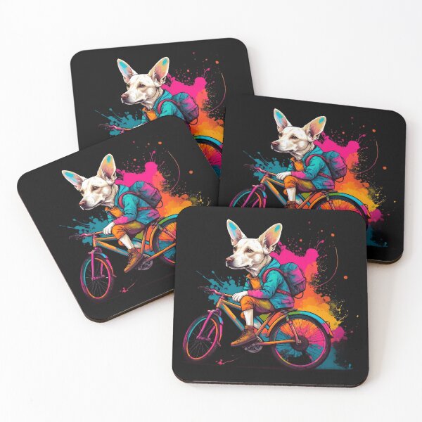 Item preview, Labrador dog on a bike designed and sold by Furrifico.