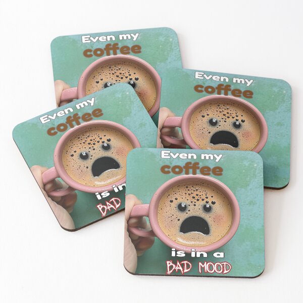 Item preview, Coffee In A Bad Mood designed and sold by Surreallytee.