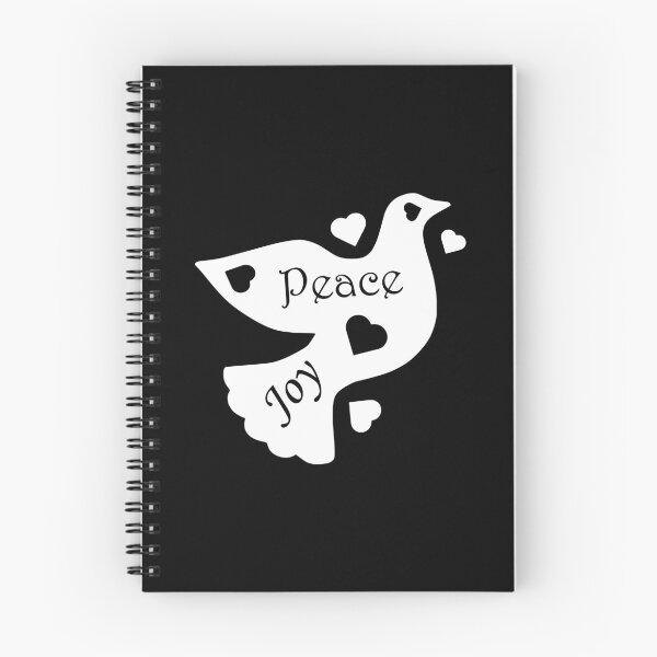 Item preview, The Dove Of Peace Joy And Love - v2 - white for dark backgrounds designed and sold by MultimediaSusan.