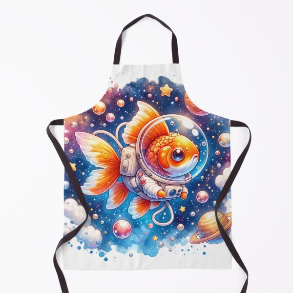 Item preview, Reach for the Stars : Adorable Goldfish Astronaut in Space Adventure! designed and sold by Eksama Design.