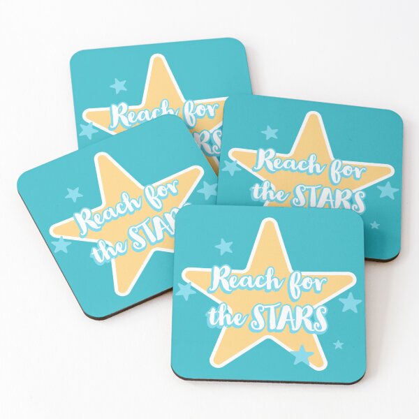 Item preview, Reach for the Stars Motivational Sticker designed and sold by TrippyTooni.