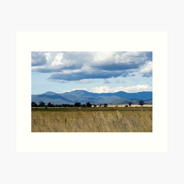 Item preview, View of the Nandewar Range from Stoney Creek Road, east of Narrabri, NSW designed and sold by NarrabriCards.