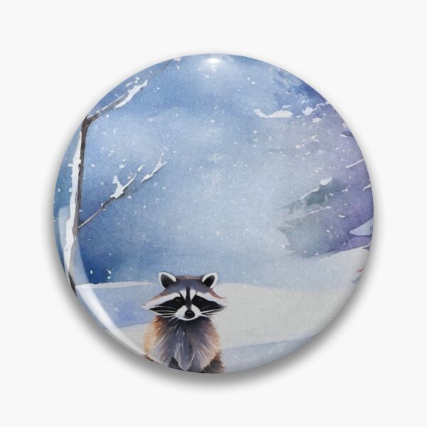 Item preview, Raccoon in the Snow designed and sold by Ravenbluff.