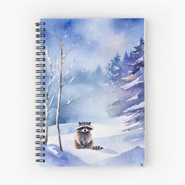 Item preview, Raccoon in the Snow designed and sold by Ravenbluff.