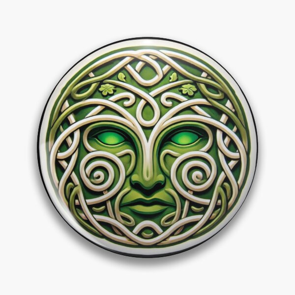 Item preview, Celtic Greenman Print designed and sold by PinUpPizzazz.