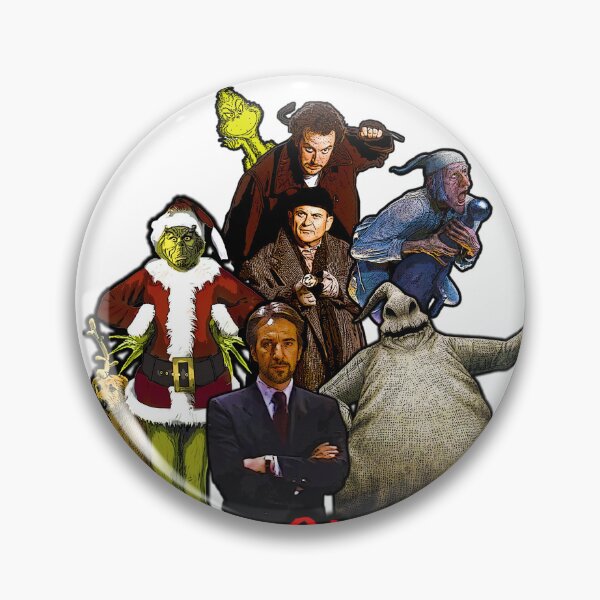 Item preview, Christmas Villains - Hans, Grinch, Oogie Boogie, Scrooge, Marv Harry designed and sold by brad2ecla.