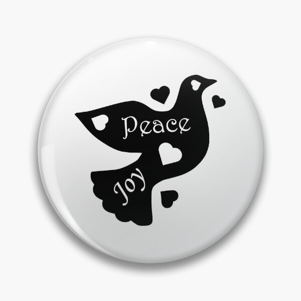 Item preview, The Dove Of Peace Joy And Love - v2 - black for light backgrounds designed and sold by MultimediaSusan.