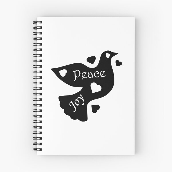 Item preview, The Dove Of Peace Joy And Love - v2 - black for light backgrounds designed and sold by MultimediaSusan.
