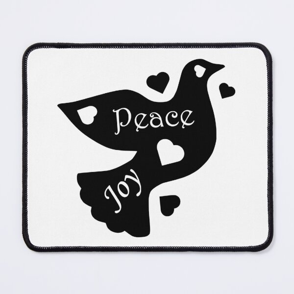 Item preview, The Dove Of Peace Joy And Love - v2 - black for light backgrounds designed and sold by MultimediaSusan.