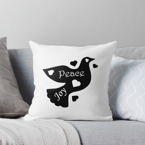 Item preview, The Dove Of Peace Joy And Love - v2 - black for light backgrounds designed and sold by MultimediaSusan.
