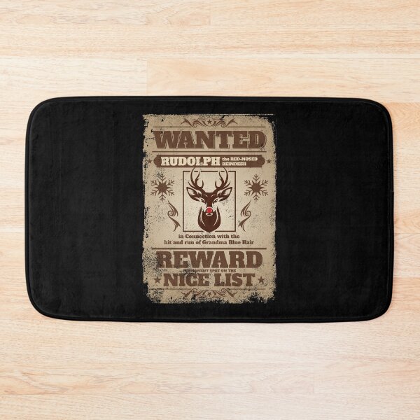 Item preview, Wanted: Rudolph the Red Nosed Reindeer. Maybe we can solve this Christmas mystery! 2026 designed and sold by Sign Shop Humor.