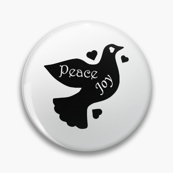 Item preview, The Dove Of Peace Joy And Love - v3 - black for light backgrounds designed and sold by MultimediaSusan.