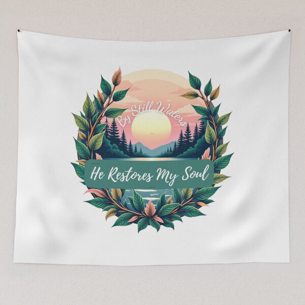 Item preview, Beautiful Nature Scene with Motivational Quote designed and sold by ffcwear.