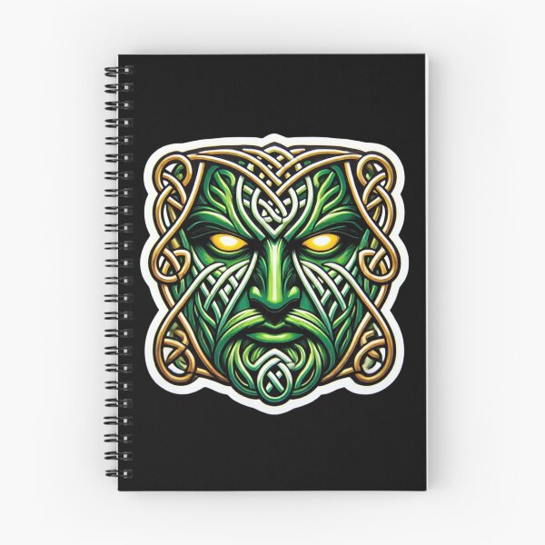 Item preview, Celtic Greenman Print designed and sold by PinUpPizzazz.