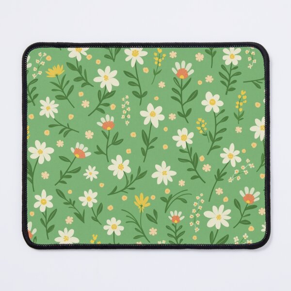 Item preview, Lovely Green Flower Patterns  designed and sold by aqua1001.
