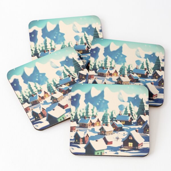 Item preview, Snow-laden Elfin Village  designed and sold by Ontoland.