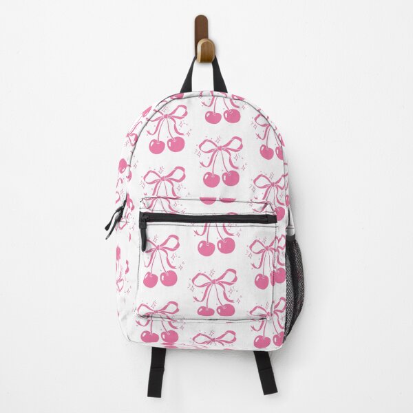 Item preview, Pink cherries with sparkles and bow Coquette designed and sold by CHERRY--SHOP.