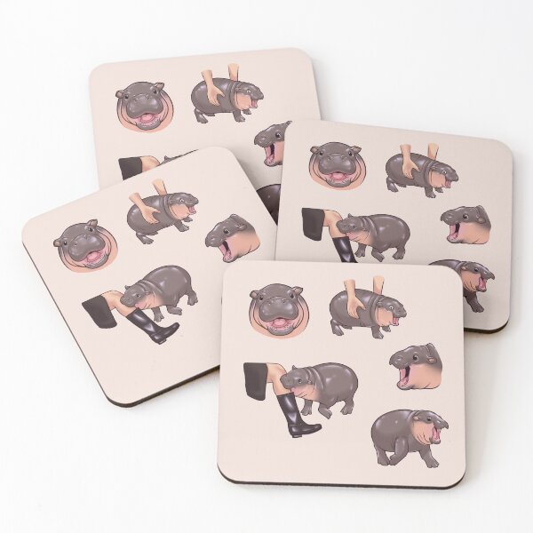 Item preview, Cute Moo Deng designed and sold by CuteBlueArt.