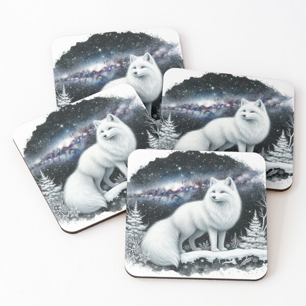 Item preview, Beautiful white fox designed and sold by Chic Palette .