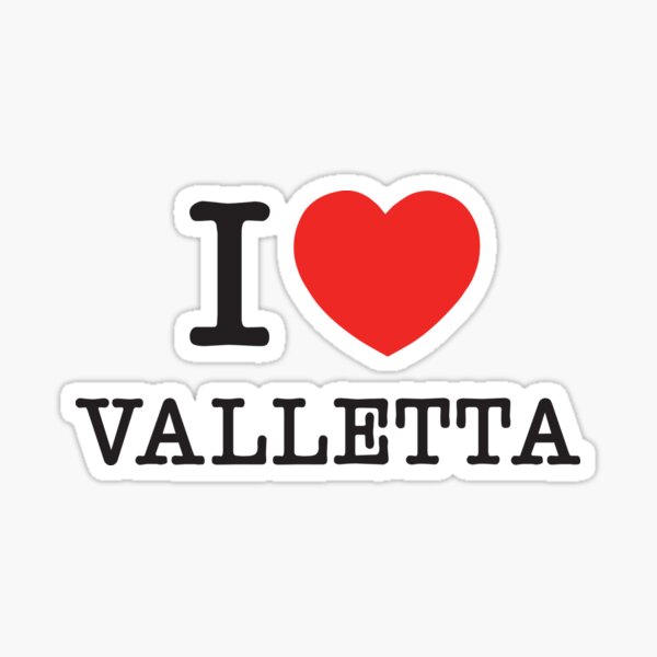 Item preview, I Love Valletta designed and sold by PaintedPixels01.