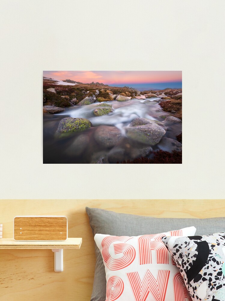 Thumbnail 2 of 3, Photographic Print, Mountain Stream, Kosciuszko National Park, Australia designed and sold by Chockstone.