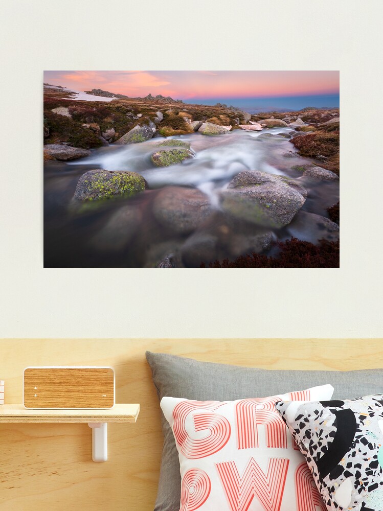 Thumbnail 2 of 3, Photographic Print, Mountain Stream, Kosciuszko National Park, Australia designed and sold by Chockstone.