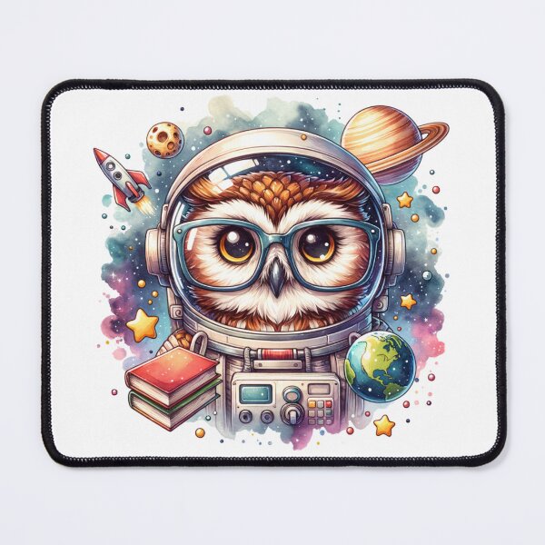 Item preview, Reach for the Stars : Adorable Owl Astronaut in Space Adventure! designed and sold by Eksama Design.